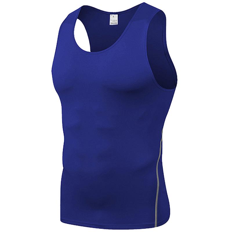 Men's Quick-Dry Compression Tank Top for Sports, Basketball, and Fitness
