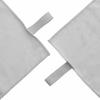 Sports Towel Set 2 Pcs Gray Fabric