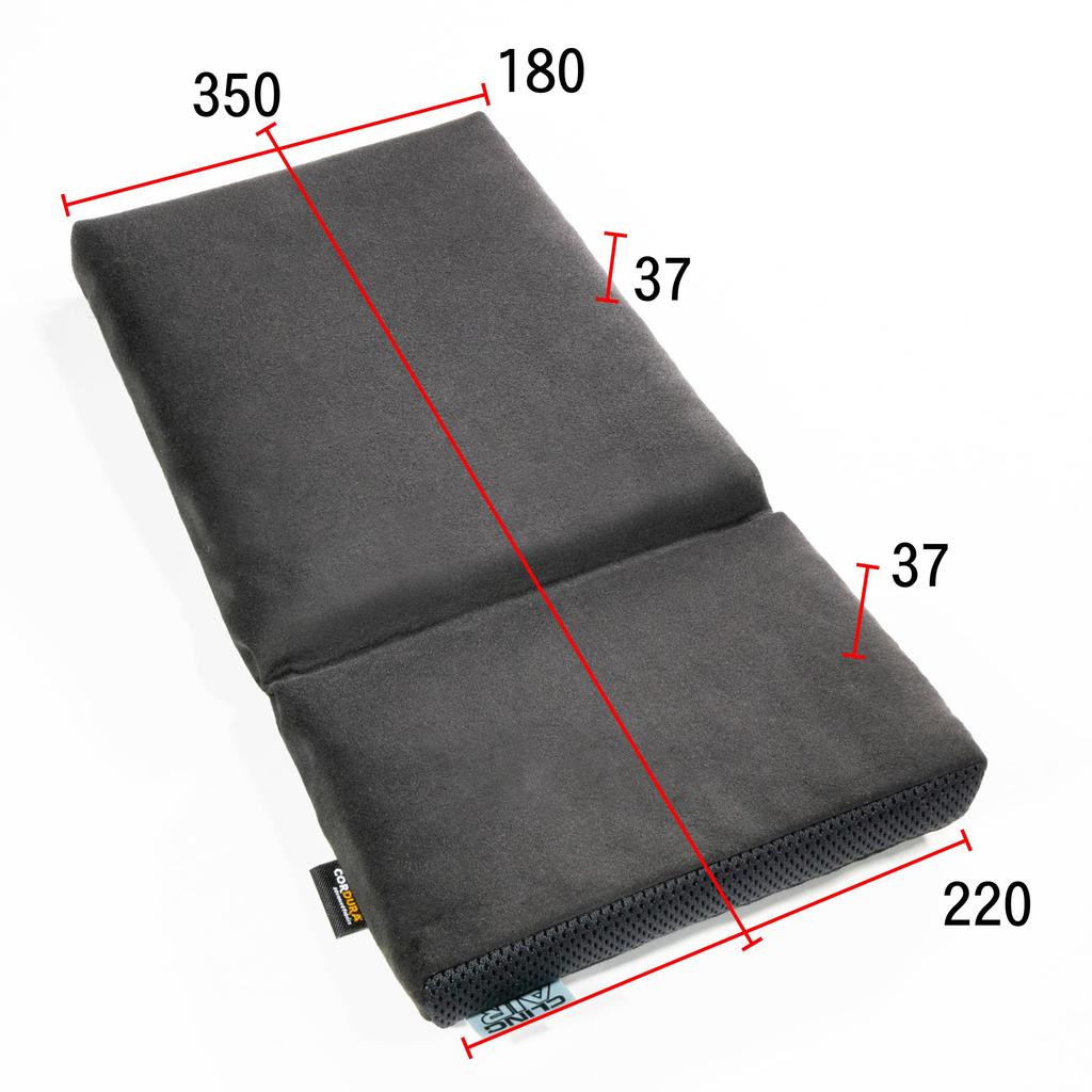 CLINGAIR Bucket Seat Cushion for Recaro Rear Ultrasuede RMS, Section, S-BL2,