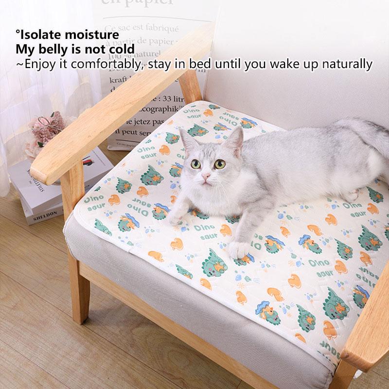 Pet Summer Cooling Ice Silk Latex Pad Dog Cat Cooling Sleeping Mat Anti Slip Point Rubber Bottom Floor Sofa Blanket Pet Supplies