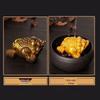 Temperature-Sensitive Color-Changing Golden Toad Tea Pet