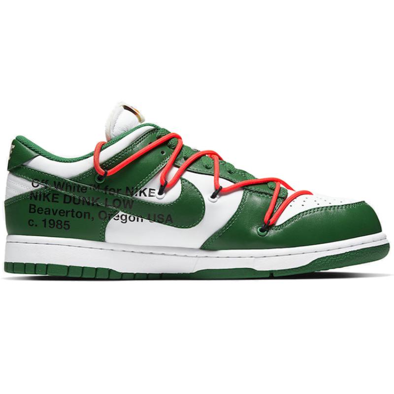 Nike Dunk Low Off White Verde Pino Zapatillas de Skate Zapatillas Deportivas CT0856-100
