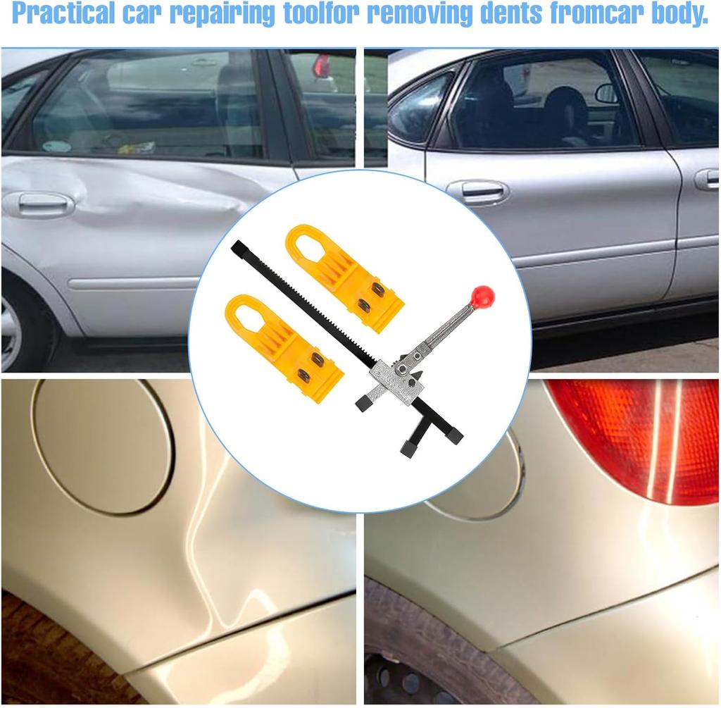 Auto Karosserie Dellenreparaturset, Auto Dellenabzieher Werkzeug mit Klebepads & Manuellem Expander
