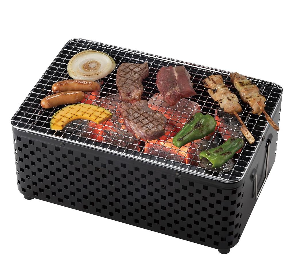 BUNDOK Tabletop Stove BD-409BK for Barbecues and Charcoal Grills for Small Groups