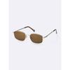 GU by Uniqlo Uv Cut Mini Square Metal Sunglasses