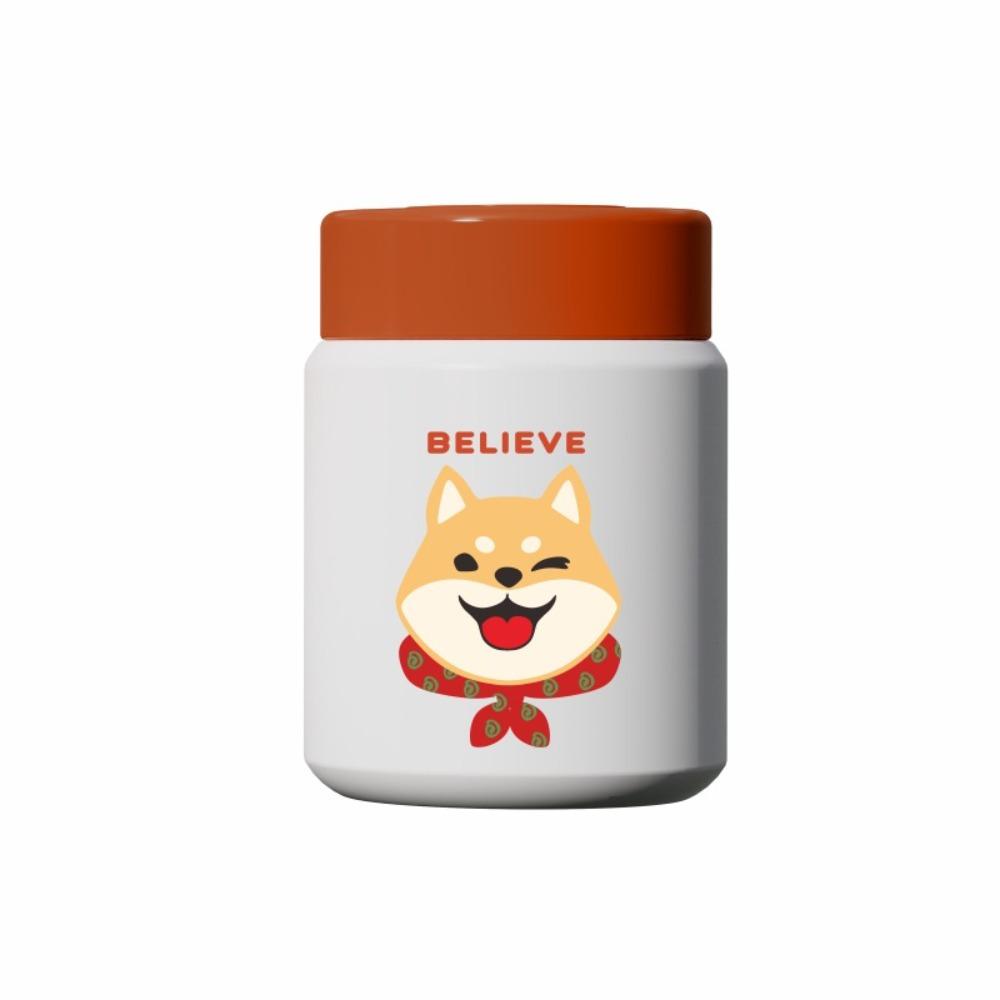 

Мультяшная бутылка для горячей воды из нержавеющей стали 316 180 мл Вакуумная фляга Мини термос Кружка для кофе чая оранжевый