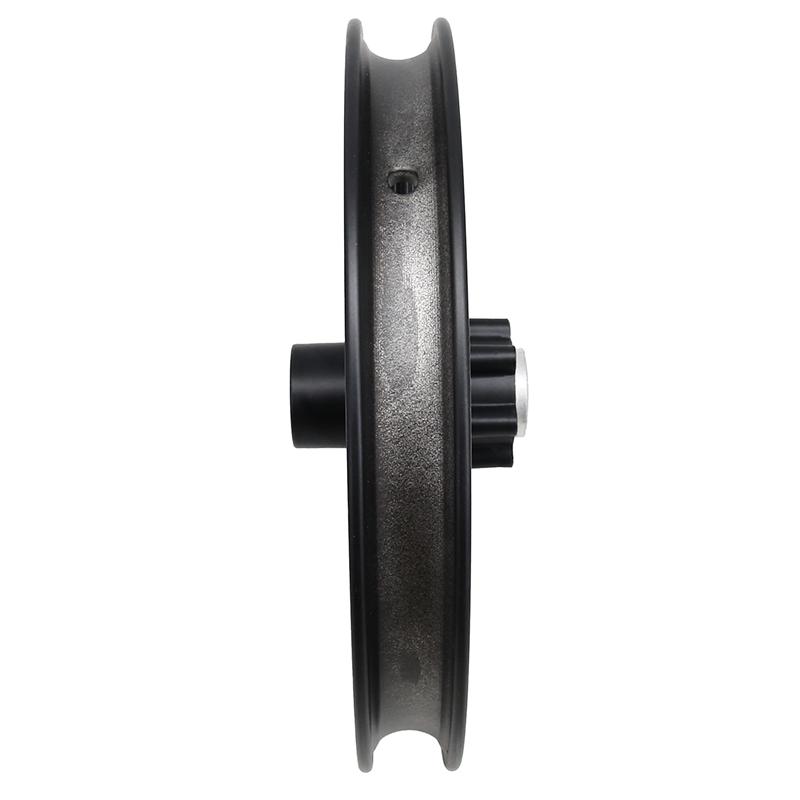 14 Inch 14X2.125 Disc Brake 6-hole 6200 Bearing Reinforced Iron Front Wheel Hub for Driving Electric Folding Car