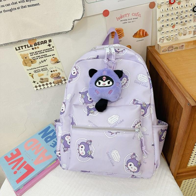 New Winter Student Backpack Cute Kindergarten Baby Small Backpack Cartoon Backpack For High School And Junior High School Students