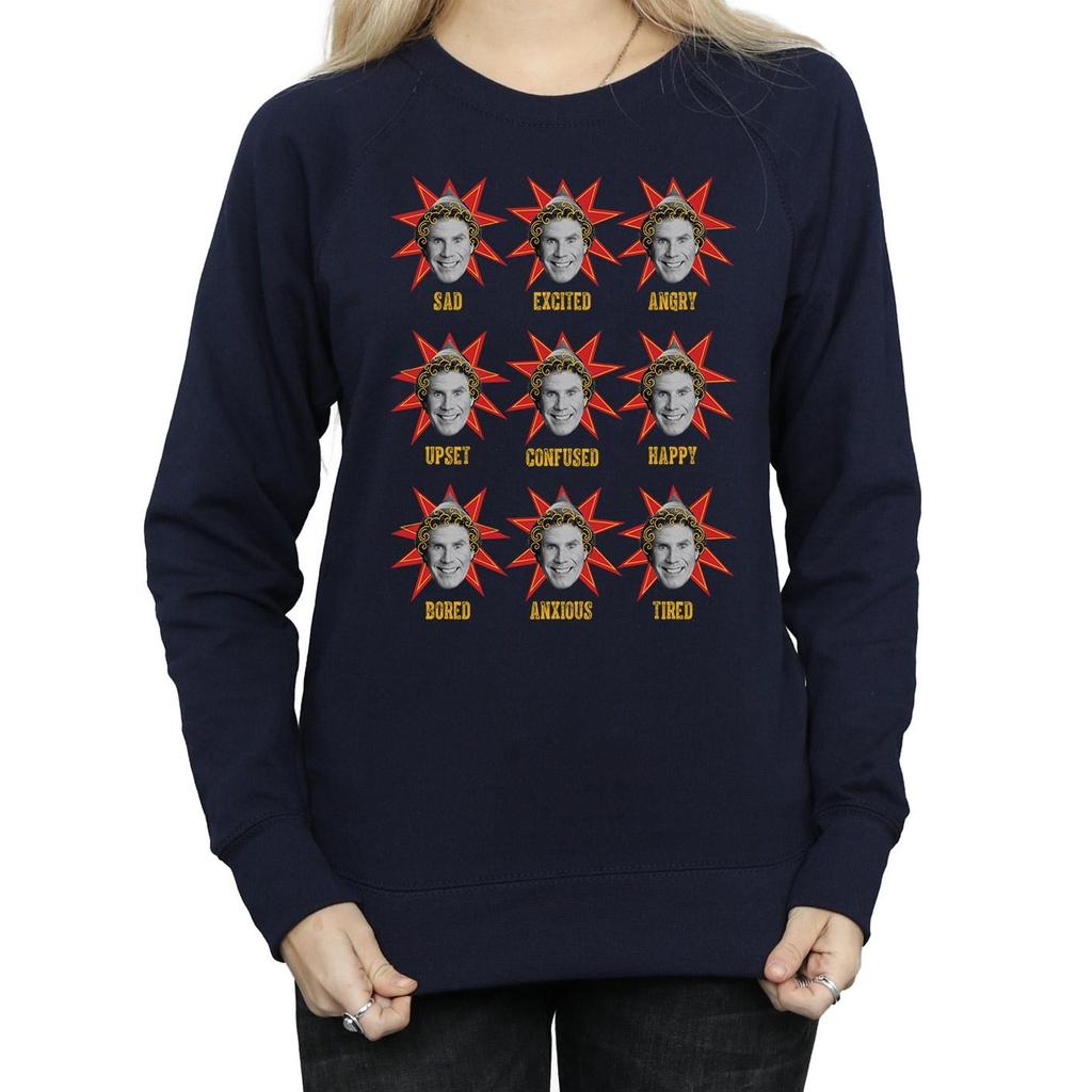 Elf Womens/Ladies Buddy Moods Sweatshirt