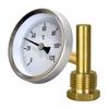 Analog Thermometer Water Temperature Meter 8*50mm Thermometer Rod Thermometer For Central Heating System Control
