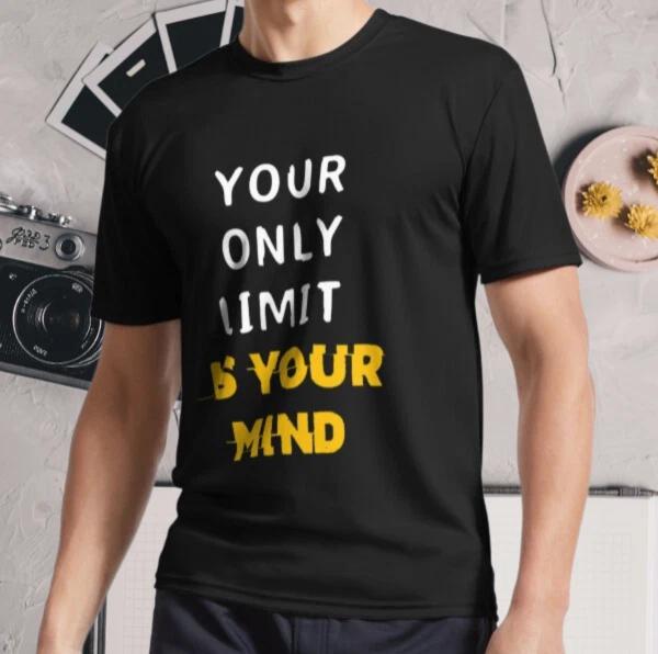 

New Shirt is your mind Active Logo T-Shirt Funny Size S - 5XL 4XL