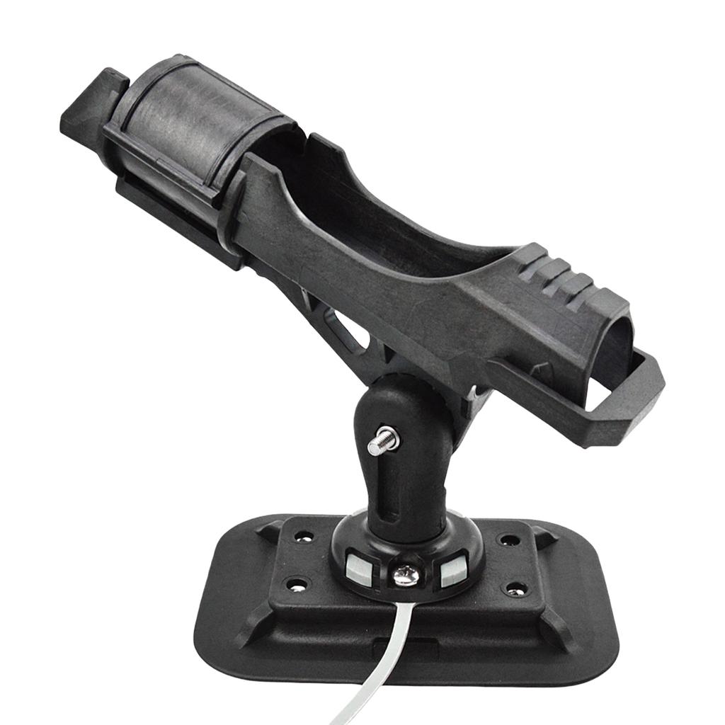 Universal Rod Mount Stand Bracket Fishing Rod Holder for Inflatable Kayak Boats 360 Degree Adjustment Rod Holder