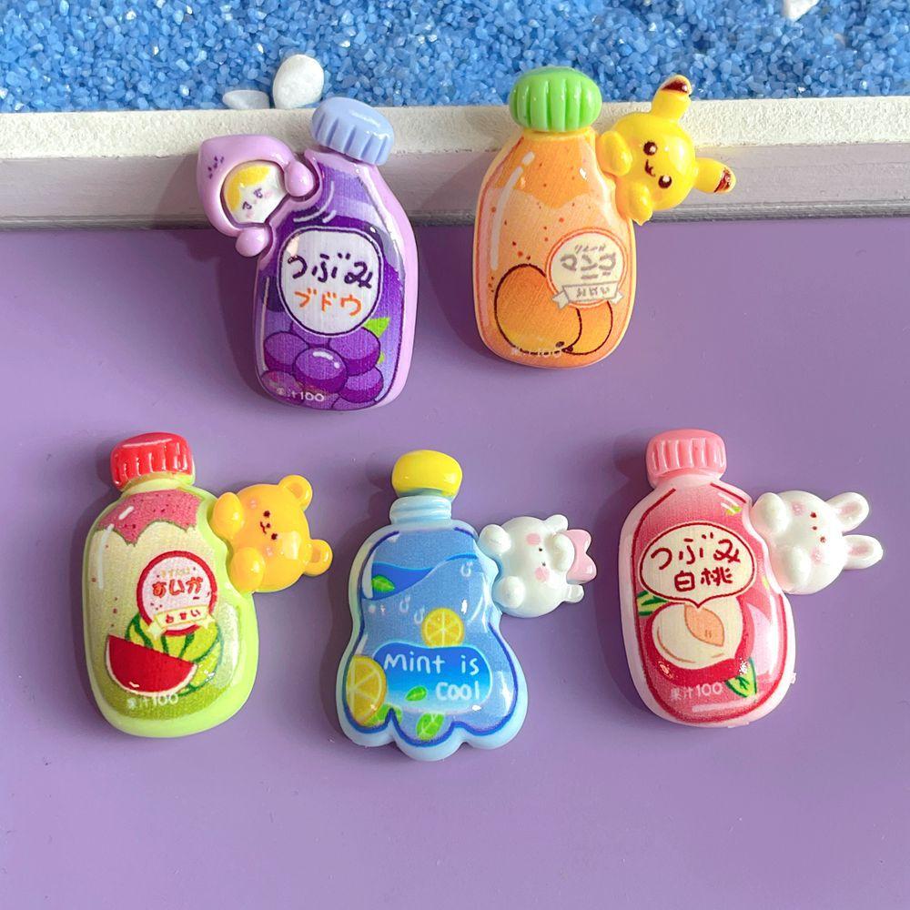 Cream Glue Bottle Diy Hair Ornament Cup Stationery Case Hair Accessory Resin