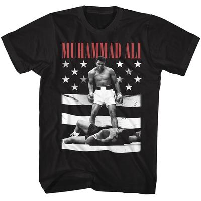 Muhammad Ali T-shirt Heren 1964 AMERIKAANSE VLAG Nieuwe Boksen Zwaargewicht Kampioen Unisex T-shirt