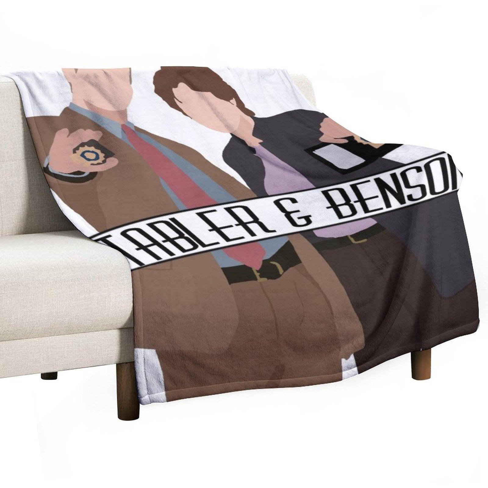 Детективы Стаблер и Бенсон Плед Постельное белье Фурри для младенцев Красивые Одеяла 30x40in