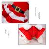 Comfortable Cute Santa Claus Dog Skirt Breathable Warm Cats Christmas Dress Soft Pet Christmas Costume Xmas