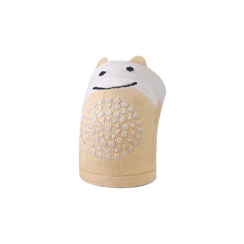 

Baby Knee Protection Non-Slip Crawling Socks with Gripper Dots Thick Knitted Leg Warmers for Infants Soft Cotton Blend Comfortable Wear жёлтый