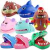Large Shark Tooth Extraction Crocodile Bite Finger Toy - Interactive Parent-Child Prank Game