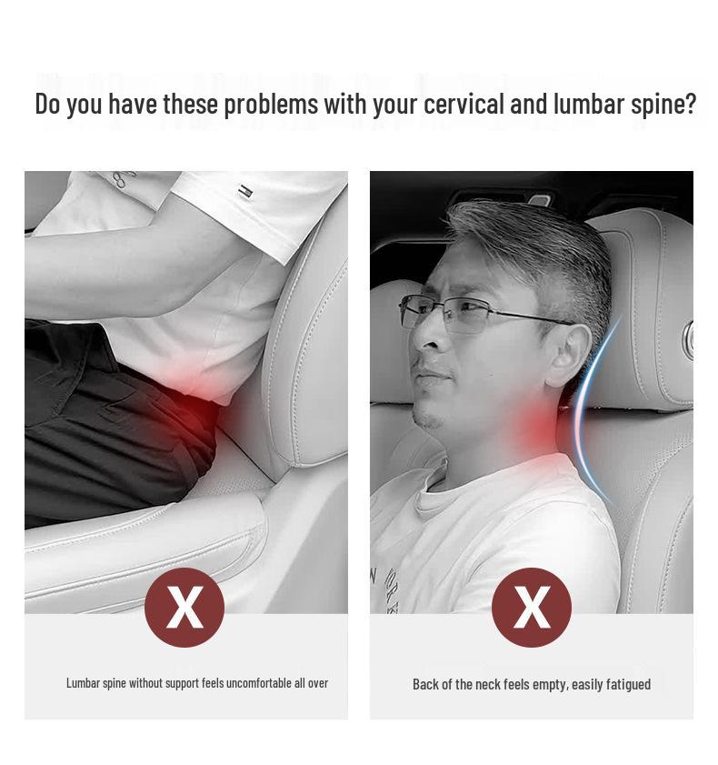 Compatible Headrest Neck Support Pillow for Ideal ONE: Car Seat Interior & Lumbar Support