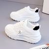 Women's new autumn women's shoes increase in height, versatile small platform sneakers women