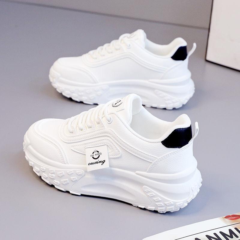 Women's new autumn women's shoes increase in height, versatile small platform sneakers women