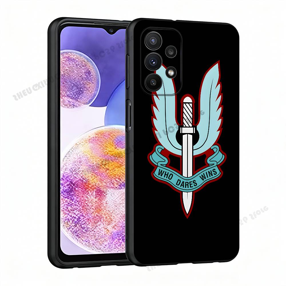 

SAS WHO DARES WINS Phone Case For Samsung A21 31 51 53 71 20 22 30 32 42 50 01 02 10 11 4G 5G Cover Samsung A72