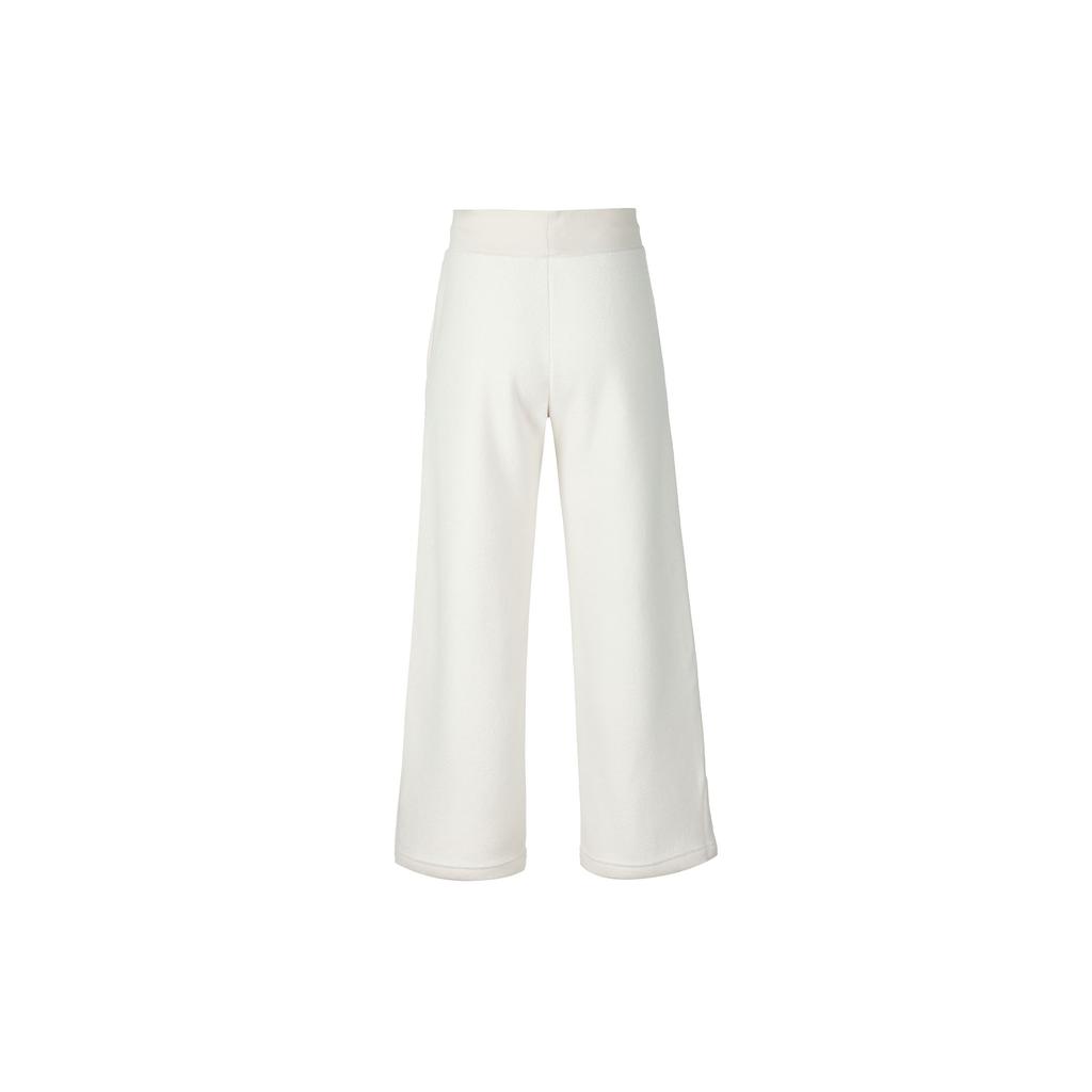 Nike Pantaloni casual largi din fleece Phoenix cu talie înaltă și șnur, pluș, pentru femei, partea inferioară a corpului, Roșu-Lemn deschis FN3623-104