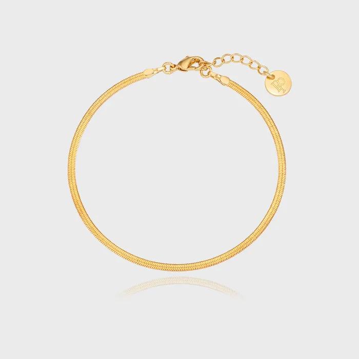 [2 Color]_Snake Chain Bracelet