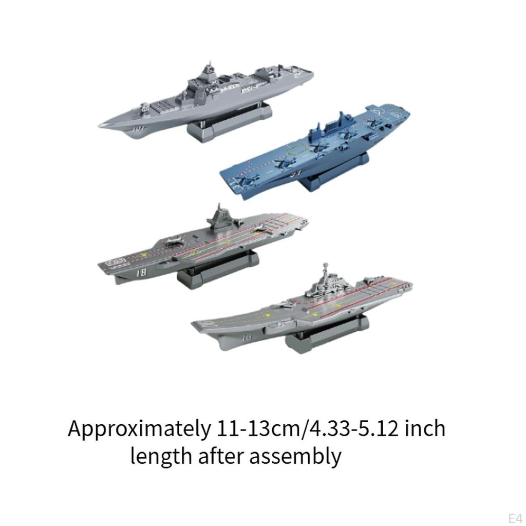 4 kusy 4D modelová stavebnice letadlo ke stavbě letadlo puzzle hračky pro stolní scénu