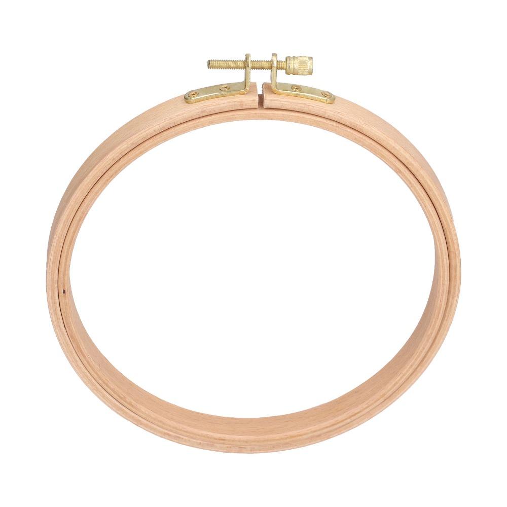 2pcs 6 Inch Embroidery Hoop Beech Wood Embroidery Frame Cross Stitch Hoop For Art Craft