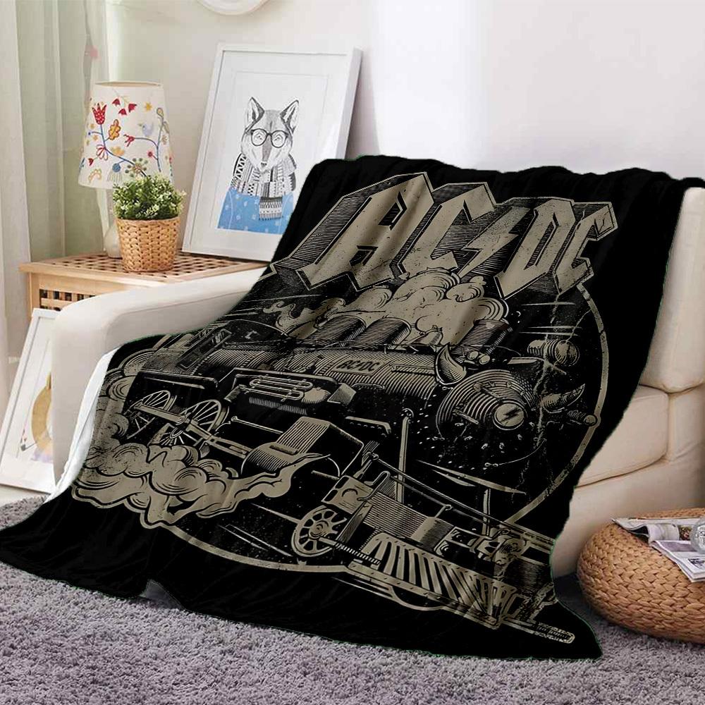 1PC AC/DC Blanket Soft Warm All Season Throw for Sofa, Bed, Car, Office Vibrant Colorful Design, Durable & Cozy Gift