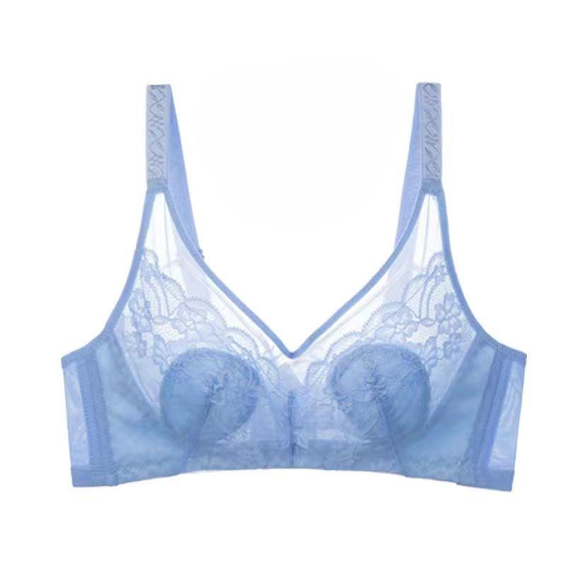

Женский летний ультратонкий бесшовный бюстгальтер пуш-ап с ушками кролика, сексуальное кружевное нижнее белье с контролем боковой груди и функцией предотвращения обвисания 42/95
