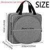 Padded Interior Cross Stitch Thread Storage Embroidery Project Bag  Needlework Tools Storage