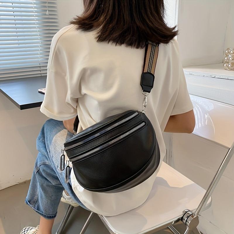 Модная сумка с широким плечевым ремнем — фото 19