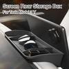 For Tesla Model 3 Y ETC Dashboard Screen Rear Storage Box Tray Tissue Box Invisible Support Organizer Interior Car Accessories