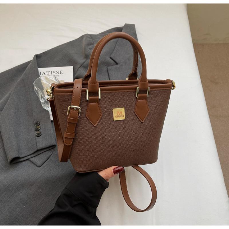 Premium texture portable bucket bag women's new spring and summer fashion go to work messenger bag small bag