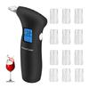 Advanced Portable Alcohol Tester Breath Analyzer with Sound Light Alarm for Drunk Driving Prevention and Safety