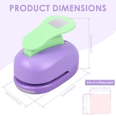 Rechteckiger Briefmarkenstanzer DIY Prägemaschine Schneidebastelpapier Schneidepapierstempel zum Basteln Scrapbooking Karte