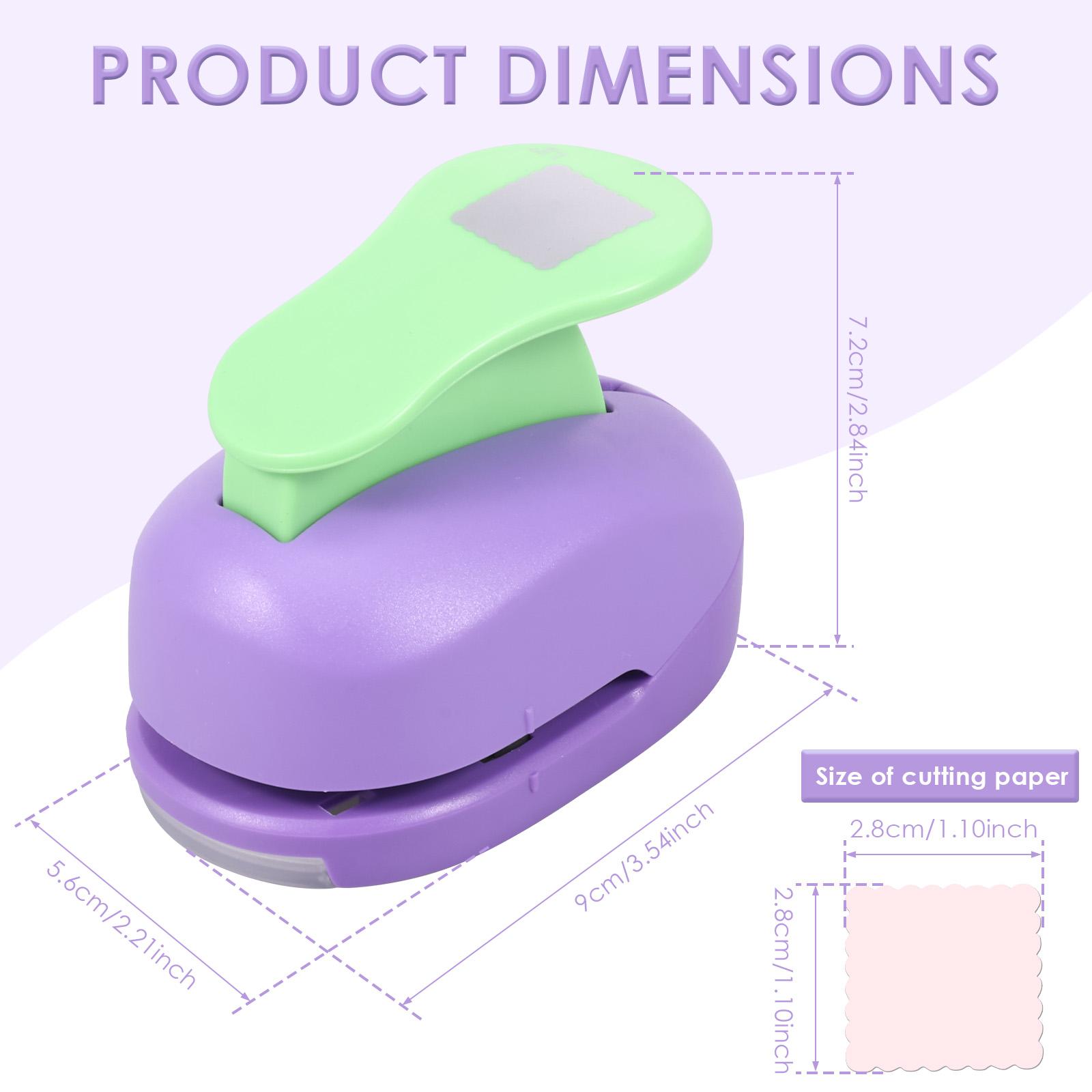 Square Postage Stamp Puncher Portable Stamp Hole Punch Tool Precise Crafting Paper Punch for Scrapbooking Message Card Bookmark
