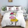 Cartoon Animal Rabbit Duvet Cover Bedding Set Printed Quilt Cover Bedroom King Queen Full Polyester Bedclothes Home Decor Size