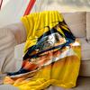 1pc Comfortable Home Print Throw Blanket, Naruto Blanket For Bed and Sofa Use, Special Present For Family