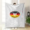 Germany Emblem Design bedroom blanket - printed Flannel blanket for bedroom, living room, sofa, and nap