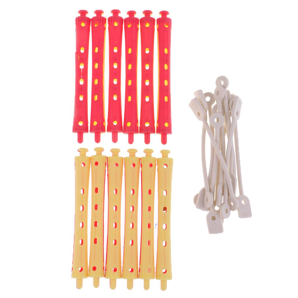 

12 шт., зажимы для завивки волос, стержни для завивки волос, сделай сам, 9 x 0,8 см