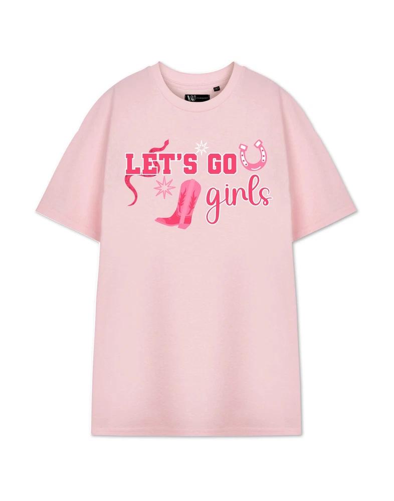 Show Me The Merch Short Sleeved TShirt  womens Pink  Official Merch S