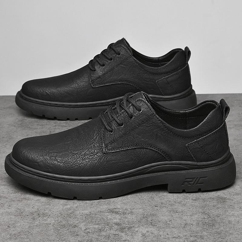 Fashion Genuine Leather Men Business Formal Flats Luxury Brand Men's Casual Shoes Classic Handmade Man Oxford Shoes Wedding Derby Shoes