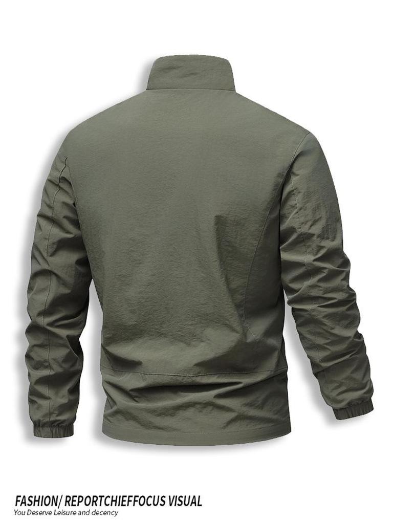 Men's Cross-Border Spring/Autumn Lightweight Windbreaker - Korean Style Casual Sports Coat