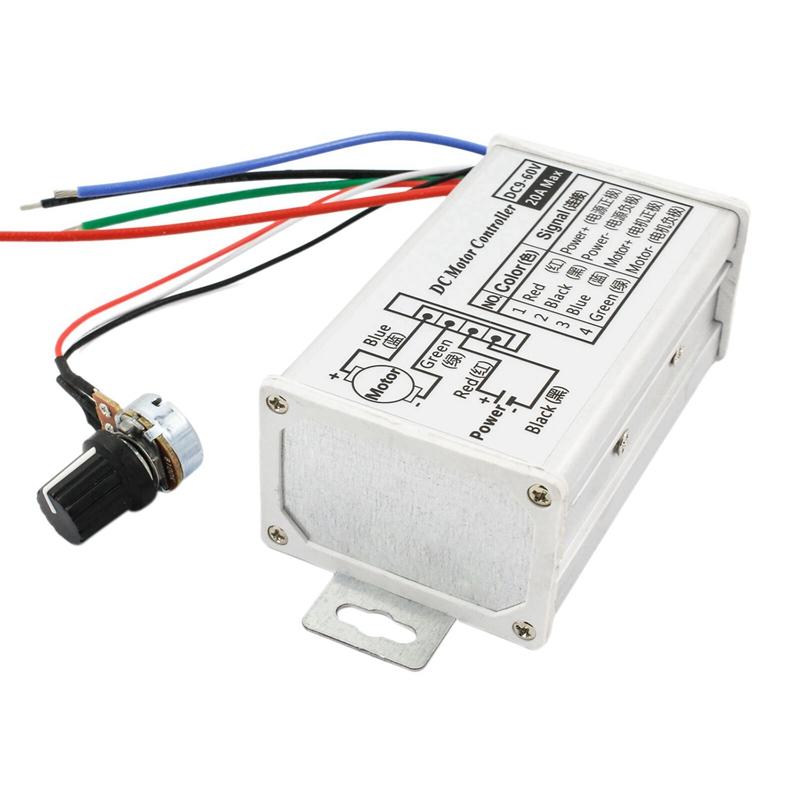 Regolatore Di Velocità PWM Jowsst 12V-36V 3A Per Motore DC – Interruttore Con Controllo Larghezza Impulso, Dimensioni 55x35x21 Mm