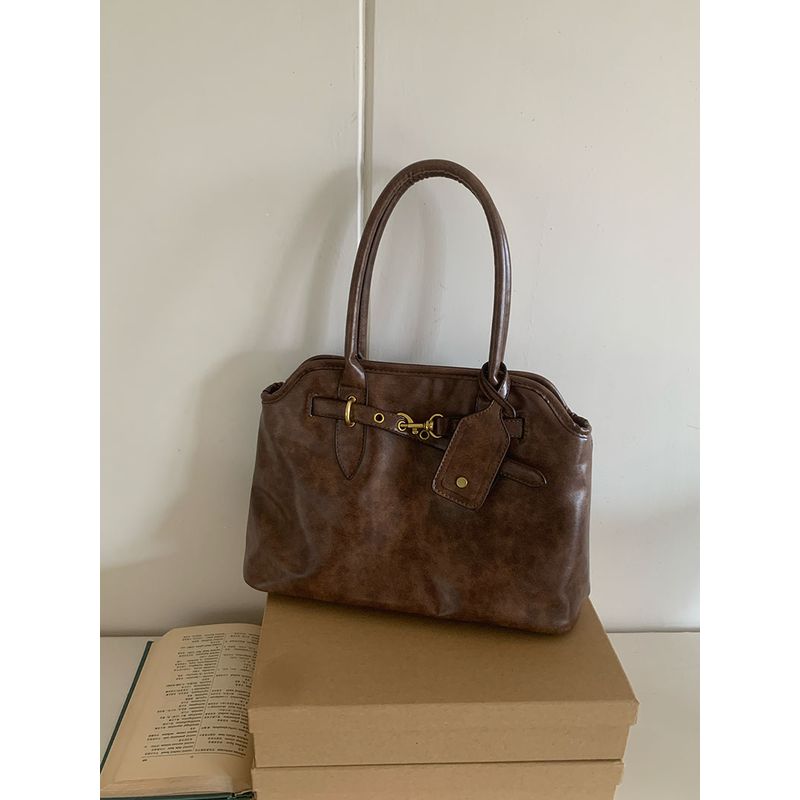 

Сумка женская ретро в стиле ленивой небрежности, на плечо, портфель Retro coffee.