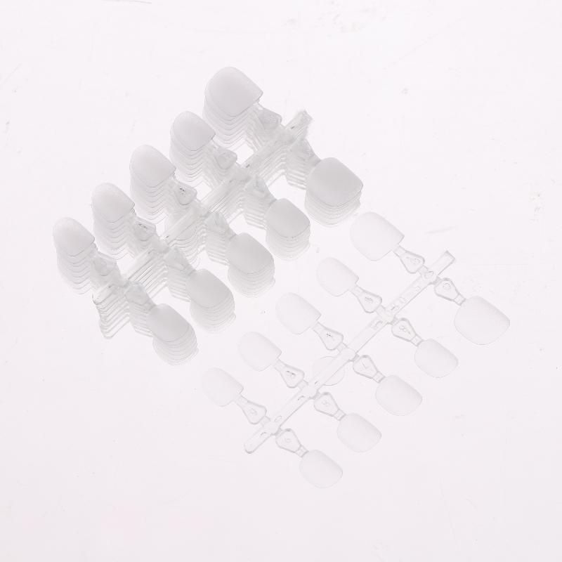 100Pcs Kids False Nails Press On Nails Coffin Artificial Nails Clear Fake Nail Tips For Extension Manicure Tool
