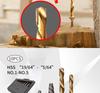 10-Piece Screw Extractor Set with Iron Box for Bolt Removal